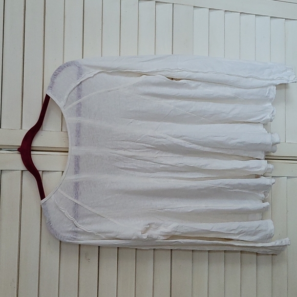 Women's Free People flowy blouse cream color size S - Picture 6 of 11